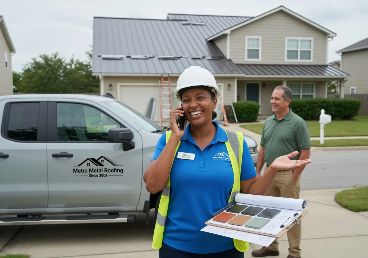 Storm Damage Metal Roof Repair in La Grange, TN